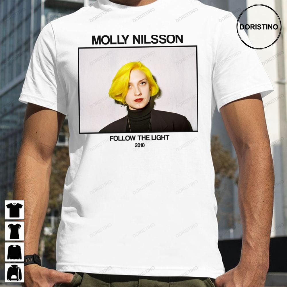 Molly Nilsson Follow The Light 2010 Limited Edition T-shirts